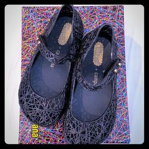 Mini Melissa + campana Zig Zag Sandals - Size 8